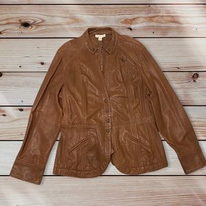 Coldwater Creek leather jacket